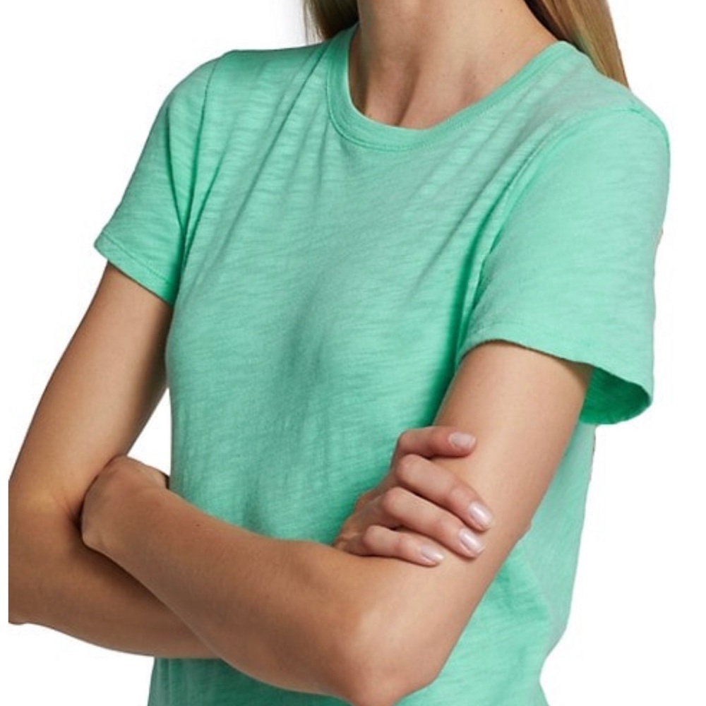 NEW- ATM Slub Jersey Schoolboy Tee- NWT - Bali - Large